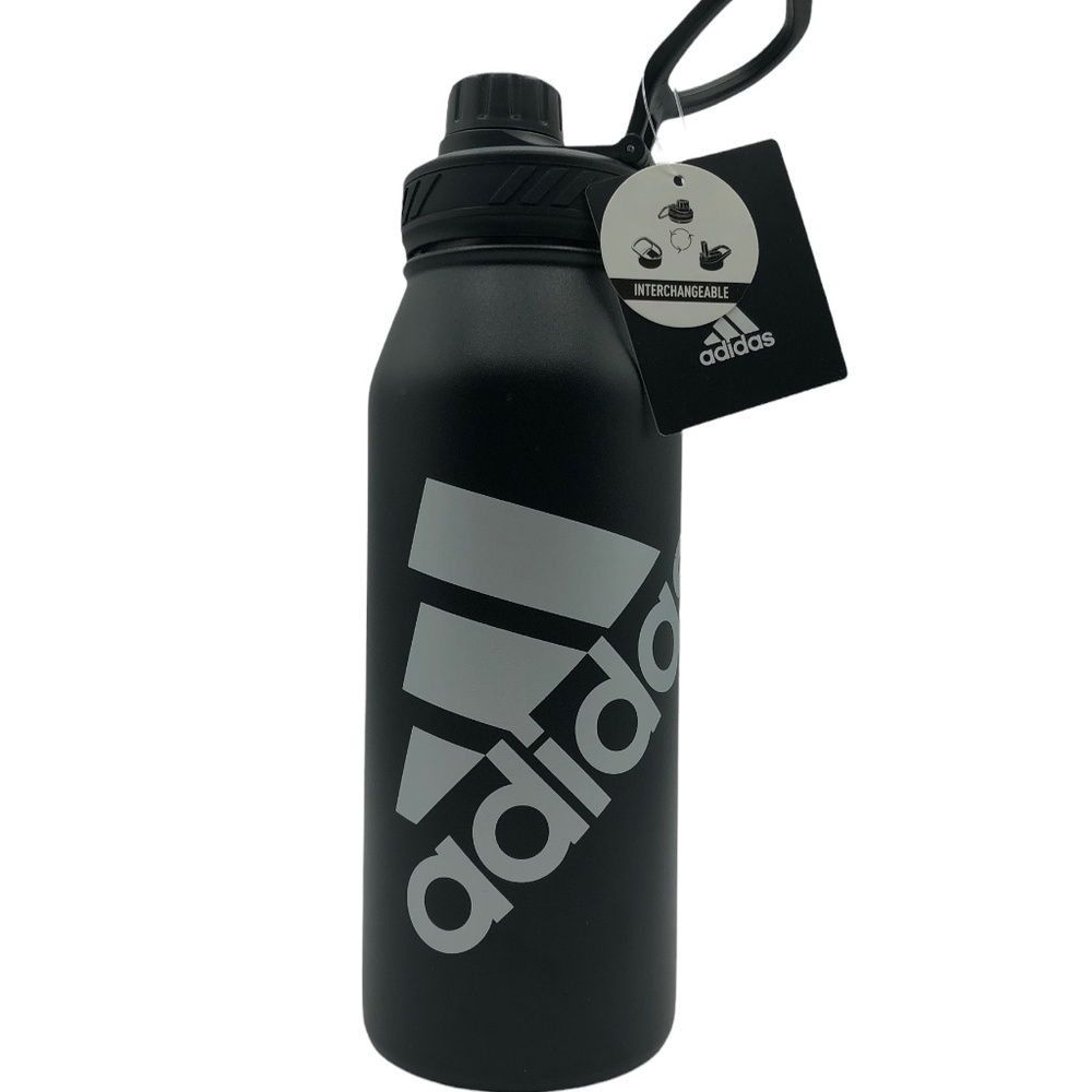Adidas original 1 liter (32 0z.) Metal Water Bottle Hot/Cold Double Wall
